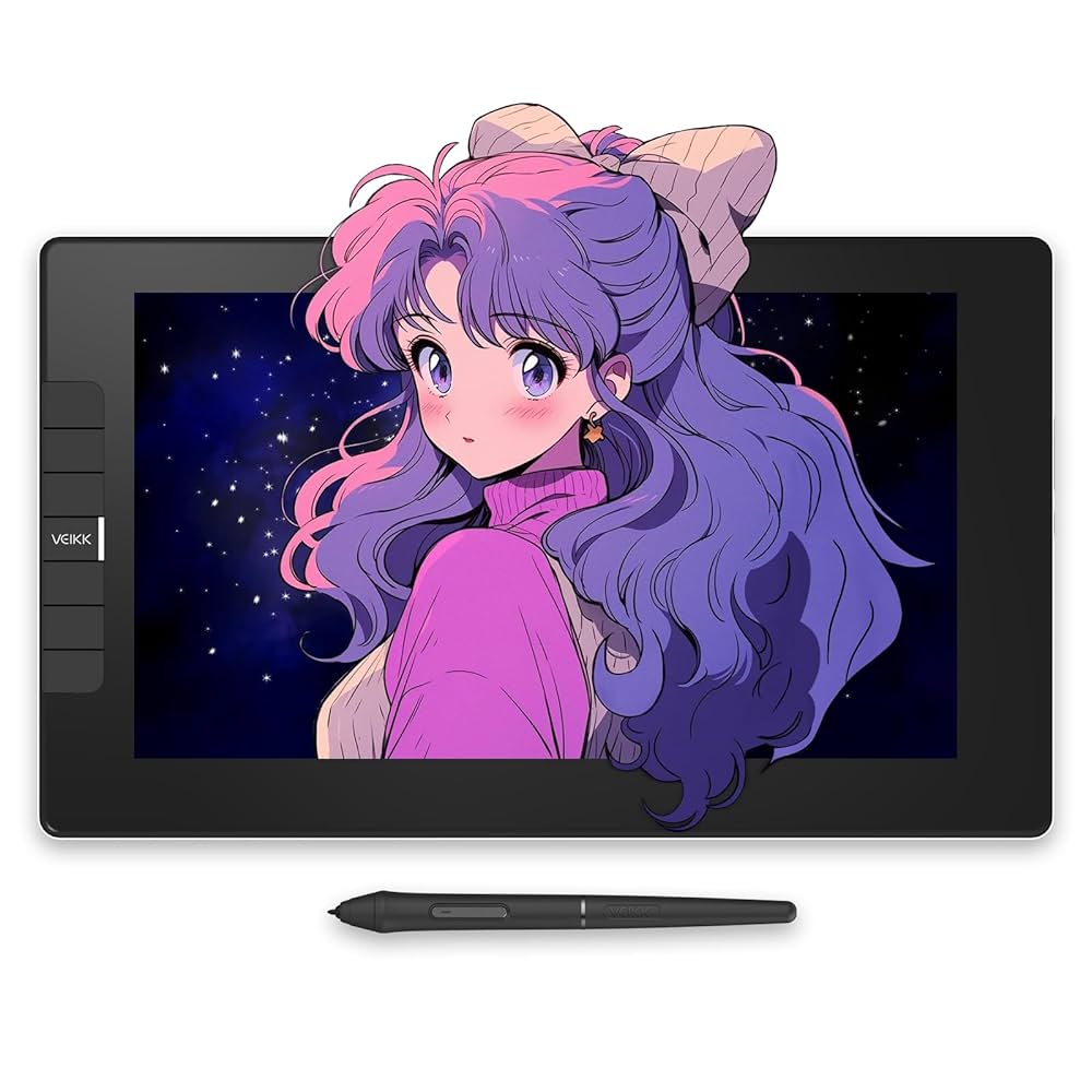 Amazon.com: VEIKK VK1200 V2 Drawing Tablet with Screen,11.6